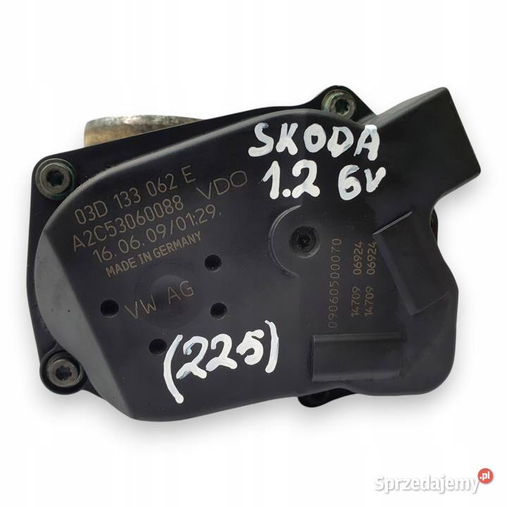 PRZEPUSTNICA VW Fox Polo IV Skoda Fabia I 12 12V lubelskie Chełm