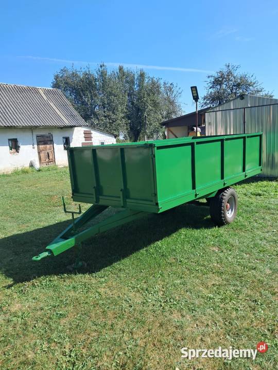 Przyczepa jednoosiowa do transportu zboża Wygoda