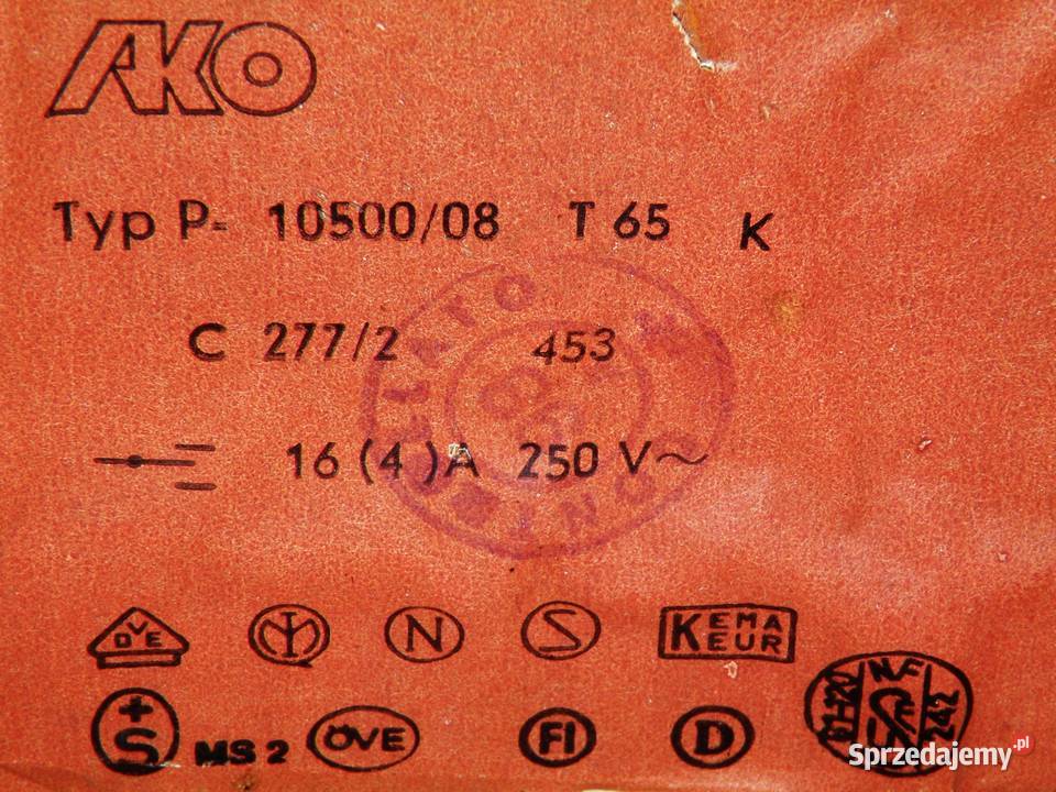Programator AKO Typ P1050008 T65 K z Privileg 4 Części i Akcesoria Bydgoszcz