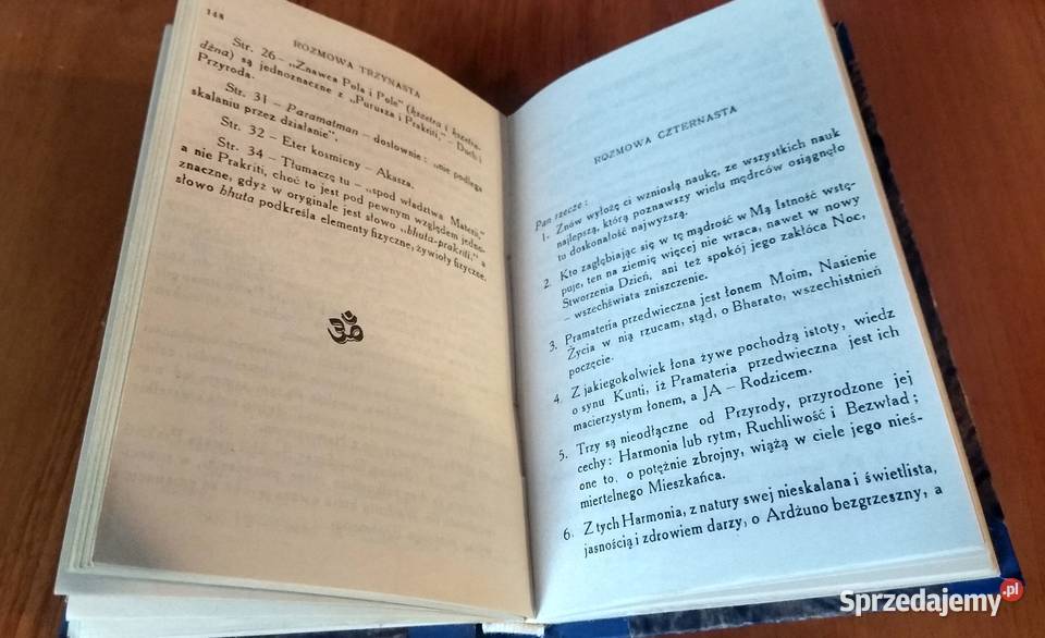 Bhagawad Gita Pieśń Pana przekł Wandy Dynowskiej literaturoznawstwo Gdańsk