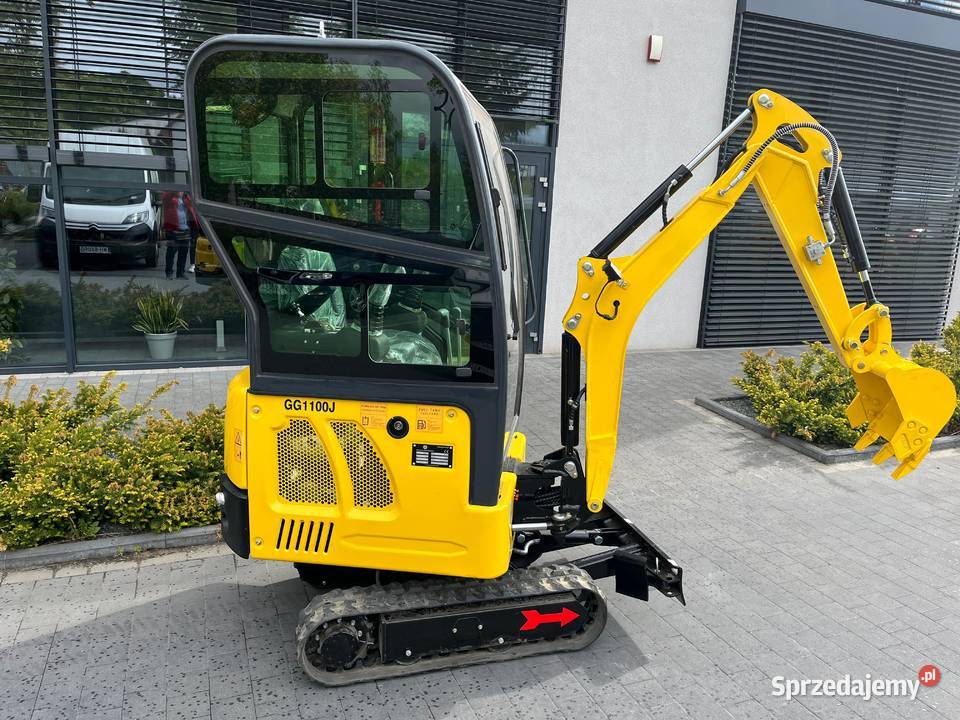 Minikoparka GG1100JC z kabiną Gunter Grossmann Gdańsk