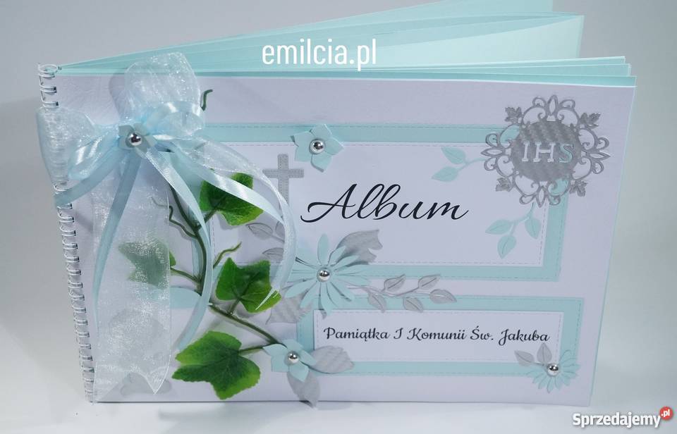 Album do zdjęć Księga A4 Pamiątka Komunia Zielona Góra