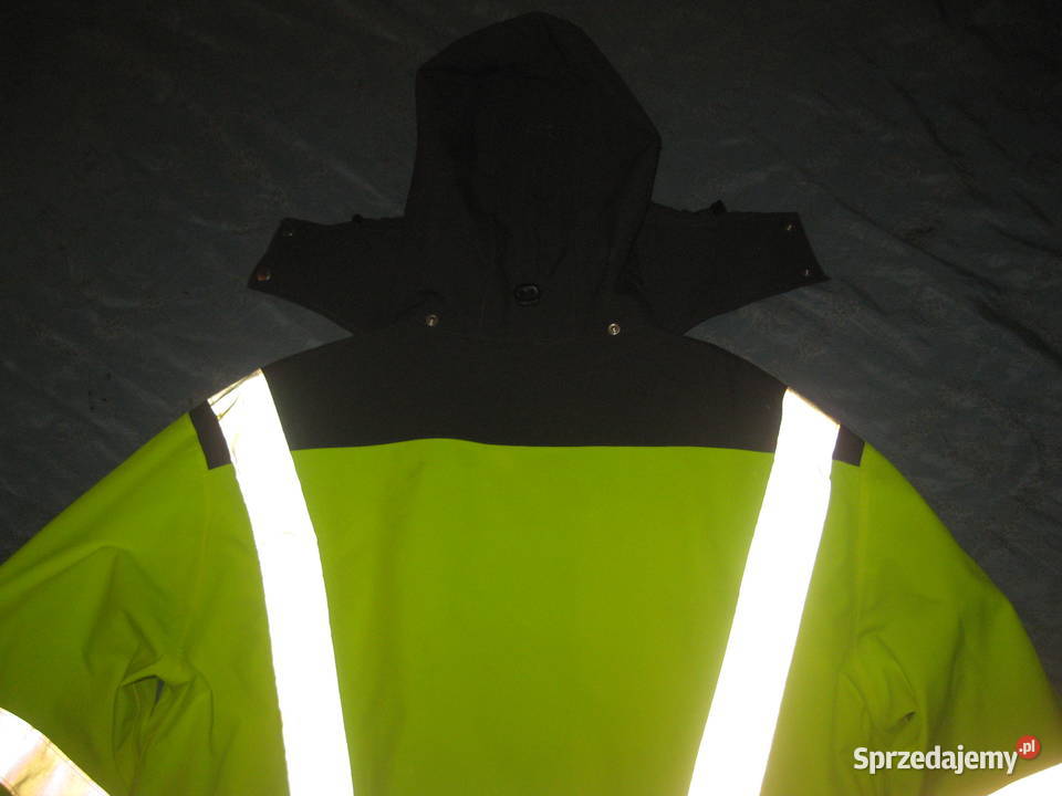 Kurtka widoczna odblaski żółta wodoodporna Żary