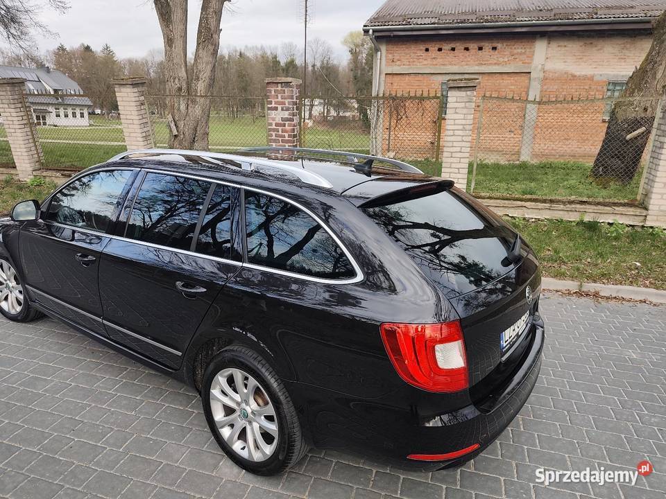 ładna Skoda Superb z 2012 roku 170 koni DSG gniazdo SD Krasnobród