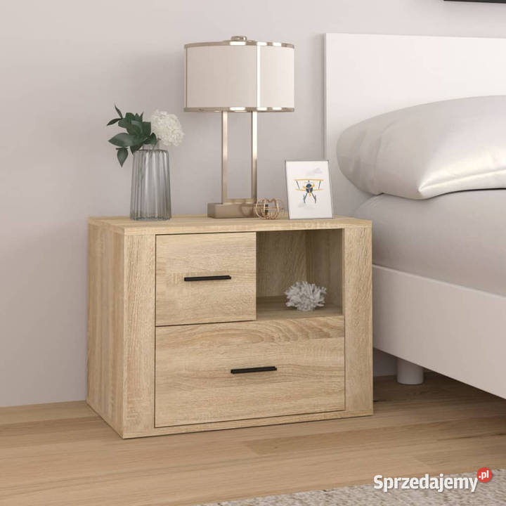 Szafka nocna dąb sonoma 60x36x45 materiał