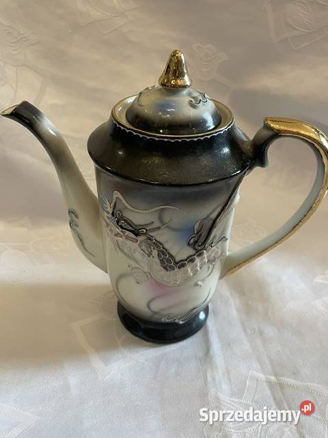 Porcelanowy zestaw kawowyherbaciany z motywem Rękodzieło małopolskie Kraków sprzedam