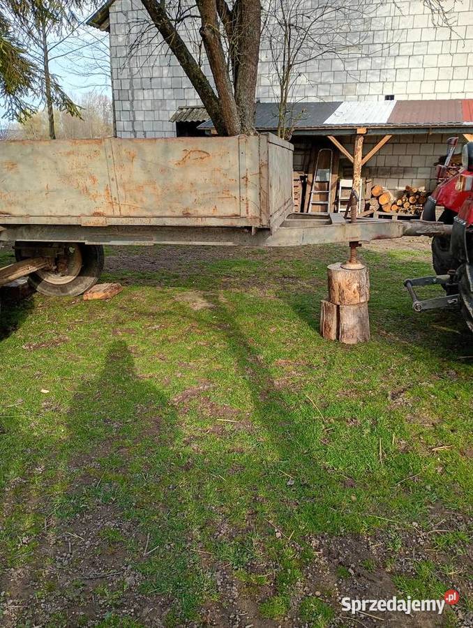 Przyczepa jednoosiowa masywna mocna świętokrzyskie