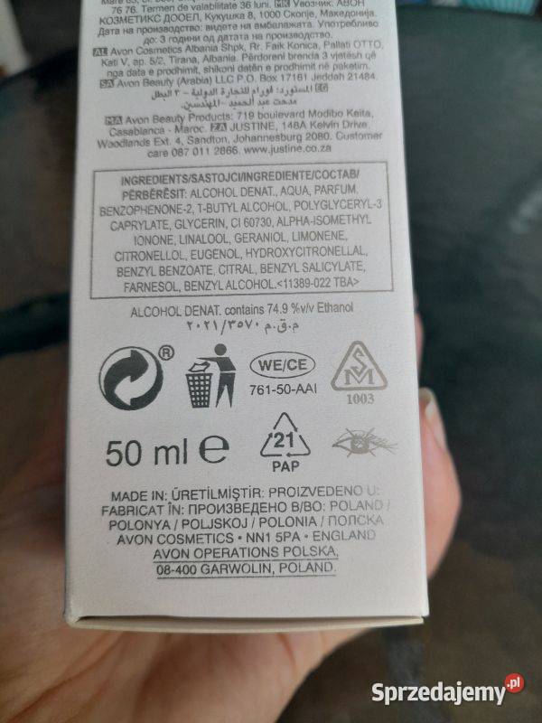 Woda perfumowana Avon Perceive 50ml