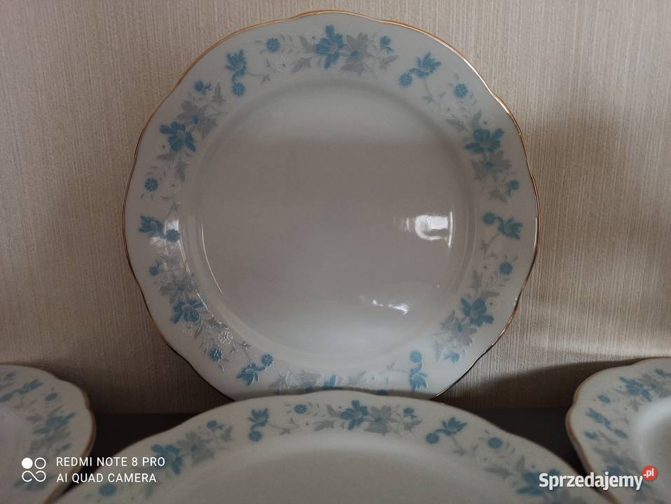 Talerze porcelanowe PRL 6 Białystok