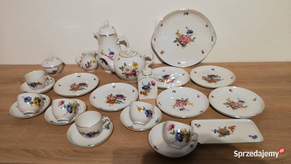 Duzy zestaw kawa herbata porcelana funstenberg Ropa