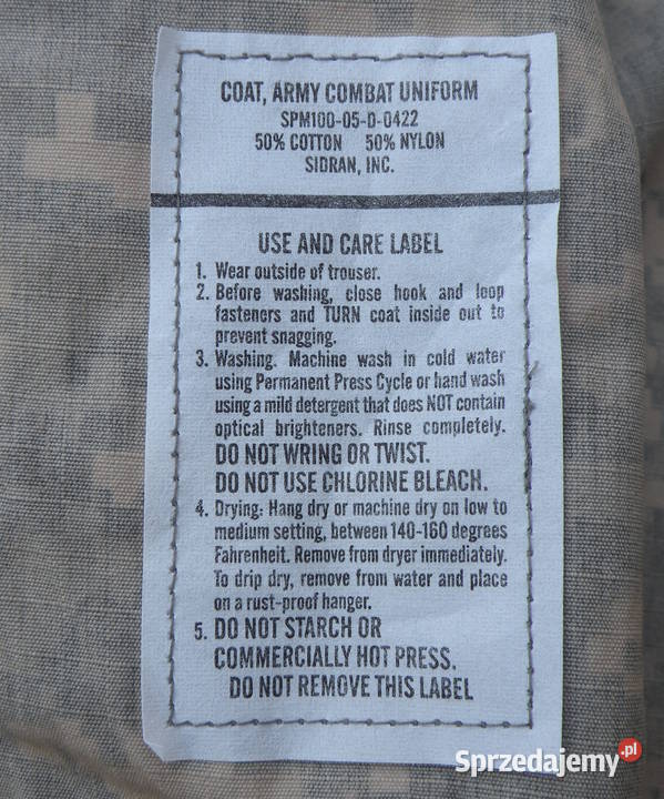 Bluza ACU UCP medium regular ripstop Militaria dolnośląskie Wrocław