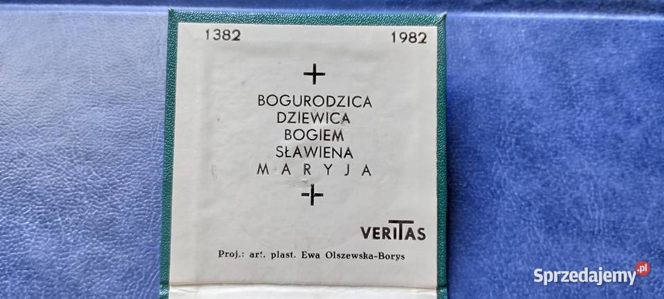 Stare monety Medal Jasnogórska Matka Kościoła Lesko