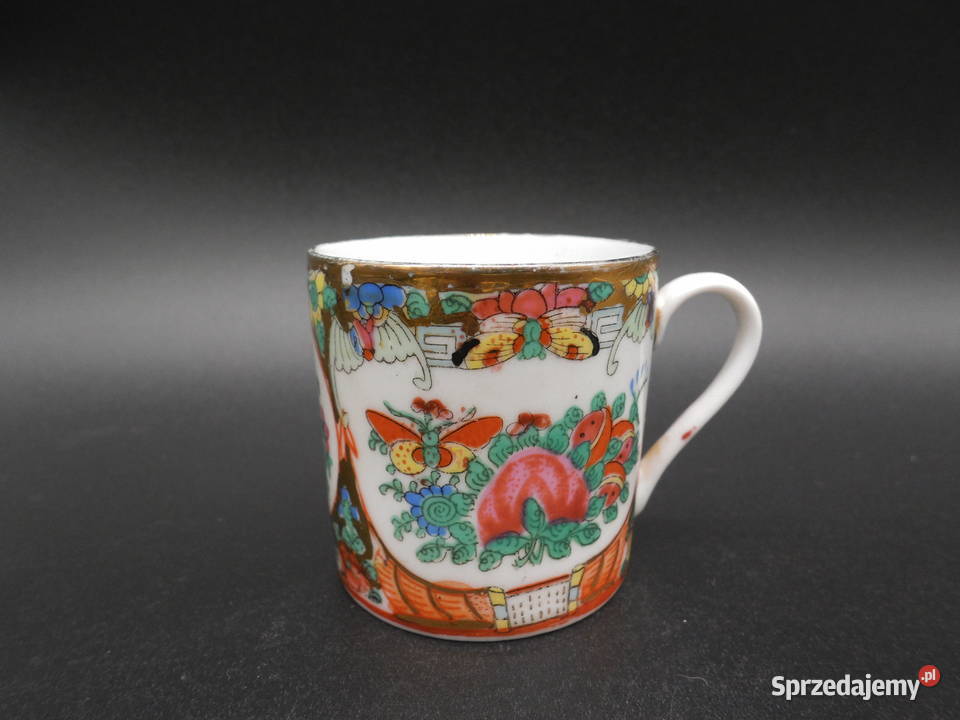 Filiżanka espressomokka Rose Medallion chińska wielkopolskie Raszków