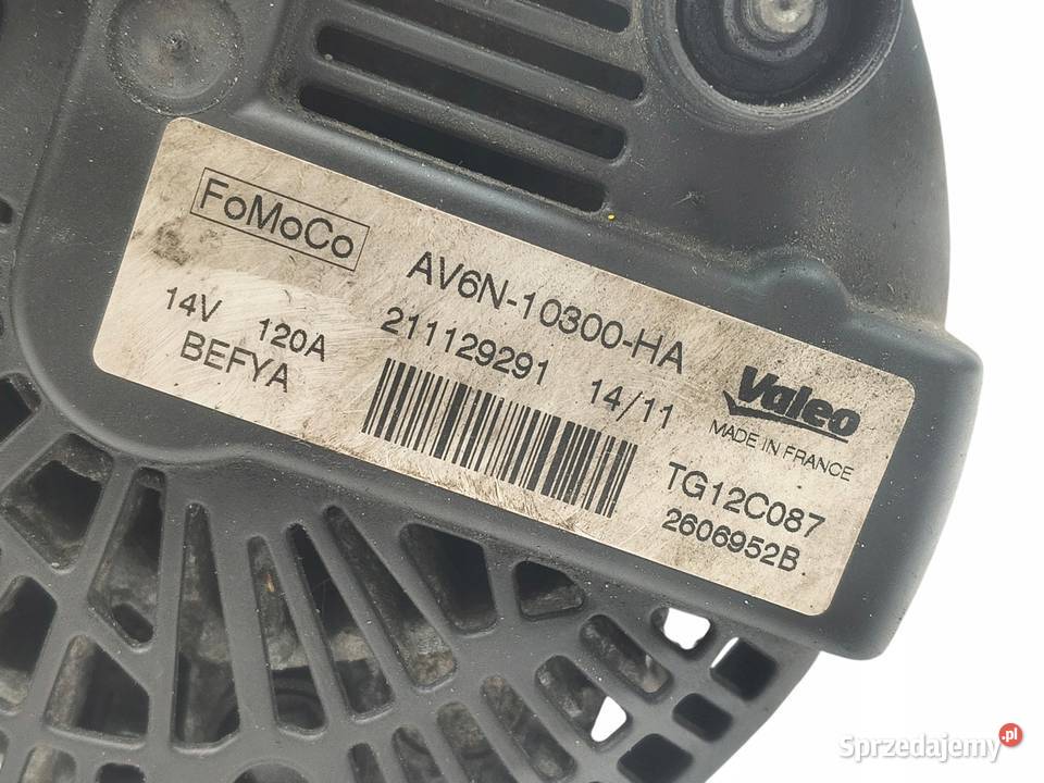 ALTERNATOR Ford Mondeo 16 16V AV6N10300HA lubelskie Chełm