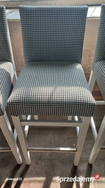 Zestaw 10 hokerów i 4 foteli oddzielnie pepitka Kraków sprzedam