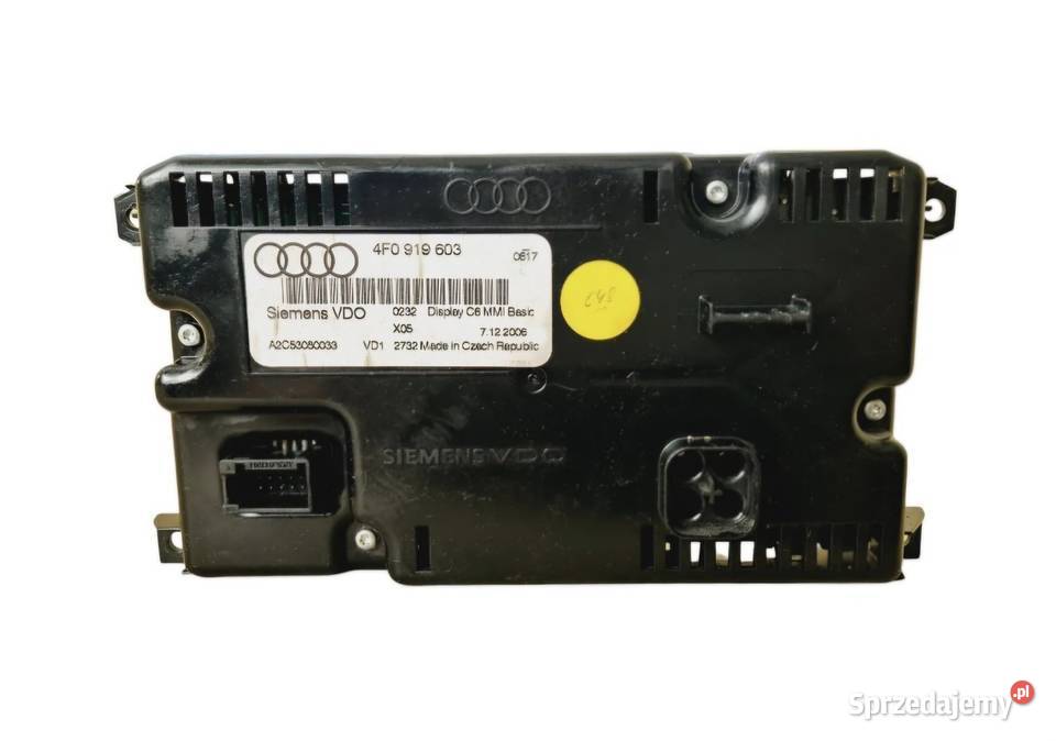 EKRAN WYŚWIETLACZ MONITOR MMI AUDI A6 C6 Działoszyce