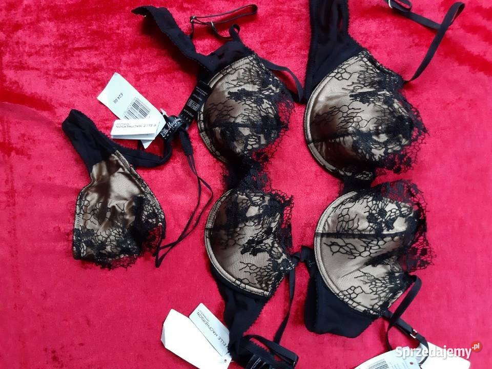 Elle Mac Pherson 3234 s komplet czarno złot Rozmiar S Komplety Podkowa Leśna