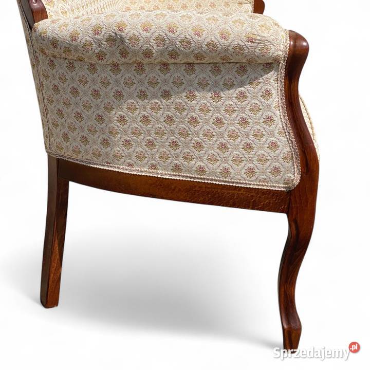 Jasna sofa dwuosobowa w stylu ludwikowskim zachodniopomorskie Gryfice