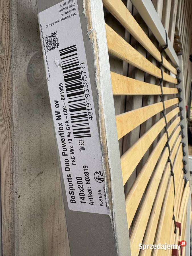 Łózko 140 I IKEA Sundnes Rattan 140cm pomorskie Słupsk