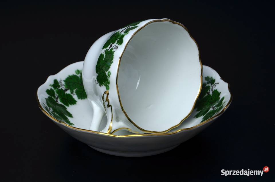 Filiżanka w stylu miśnieńskim Schnwald Bavaria Legnica