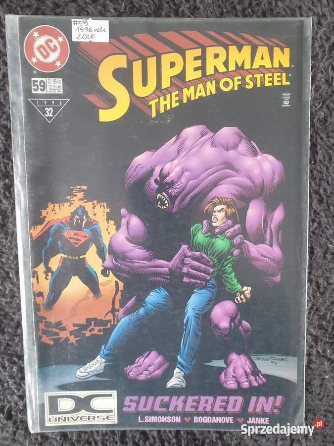 Superman The Man Of Steel 6 komiksów DC USA Gdynia