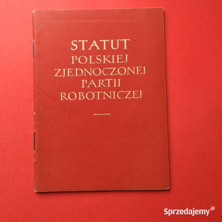 1950 Statut PZPR Szczecin