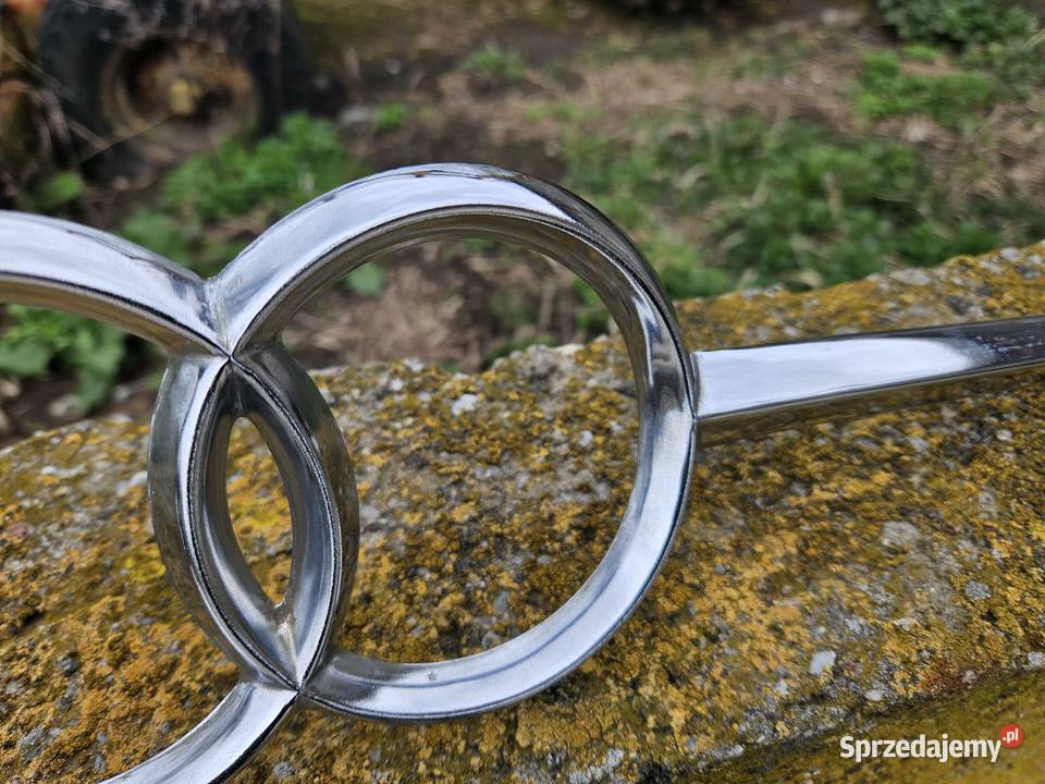 Logo Eblemant Znaczek Audi 100 C1 C2 Oryginał Kłodawa