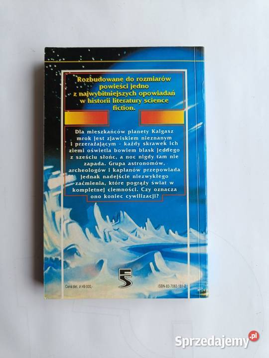 Isaac Asimov Asimov Nemesis i Nastanie Nocy z Książki i Podręczniki Gdynia sprzedam