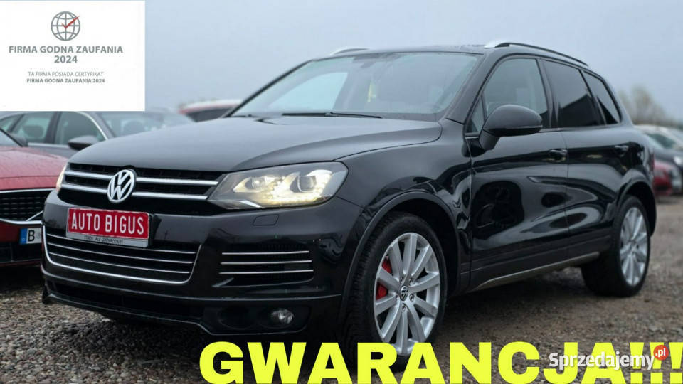 Volkswagen Touareg 4x4 ledy automat bixenon Rok produkcji 2012 Lębork
