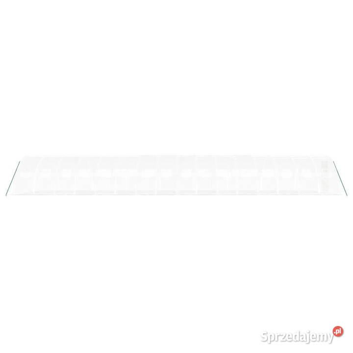 Szklarnia ze stalową ramą biała 64 m 16x4x2 m sprzedam