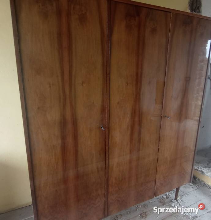 Szafa PRL Obornickie fabryki mebli Szafy i garderoby Gdów