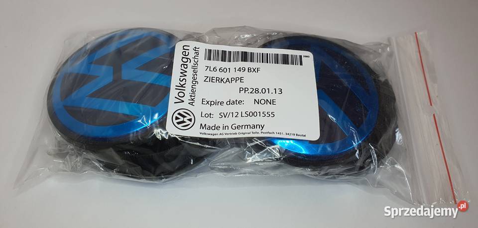 dekielki VW 76mm ASO dekle 4 oryginalne