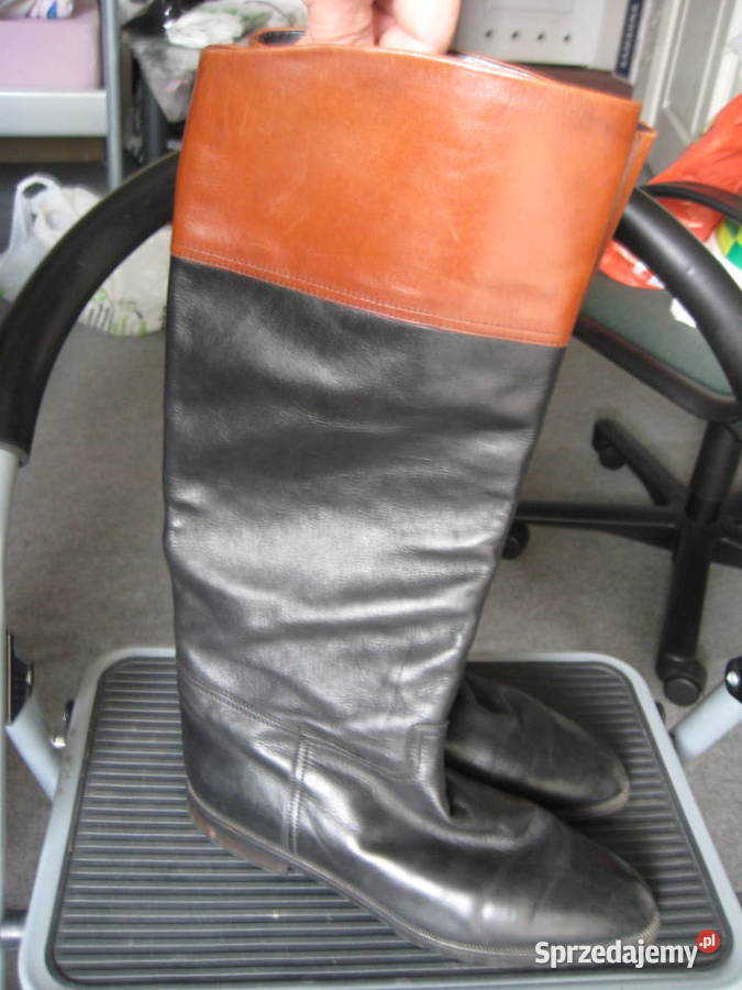 Kozaki oficerki skórzane damskie Gabor rozmiar inna Kraków