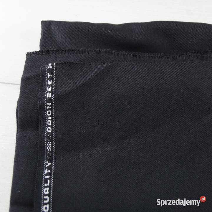 Czarna tkanina na spódnice spodnie sukienki Legnica
