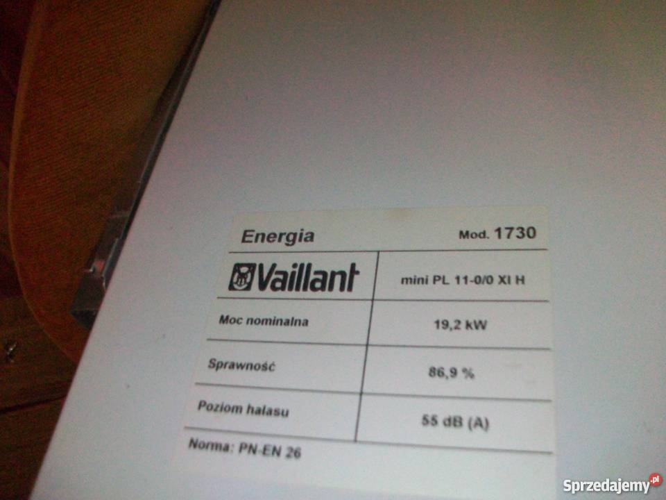 Piecyk gazowy VAILLANT atmoMAG zachodniopomorskie Szczecin