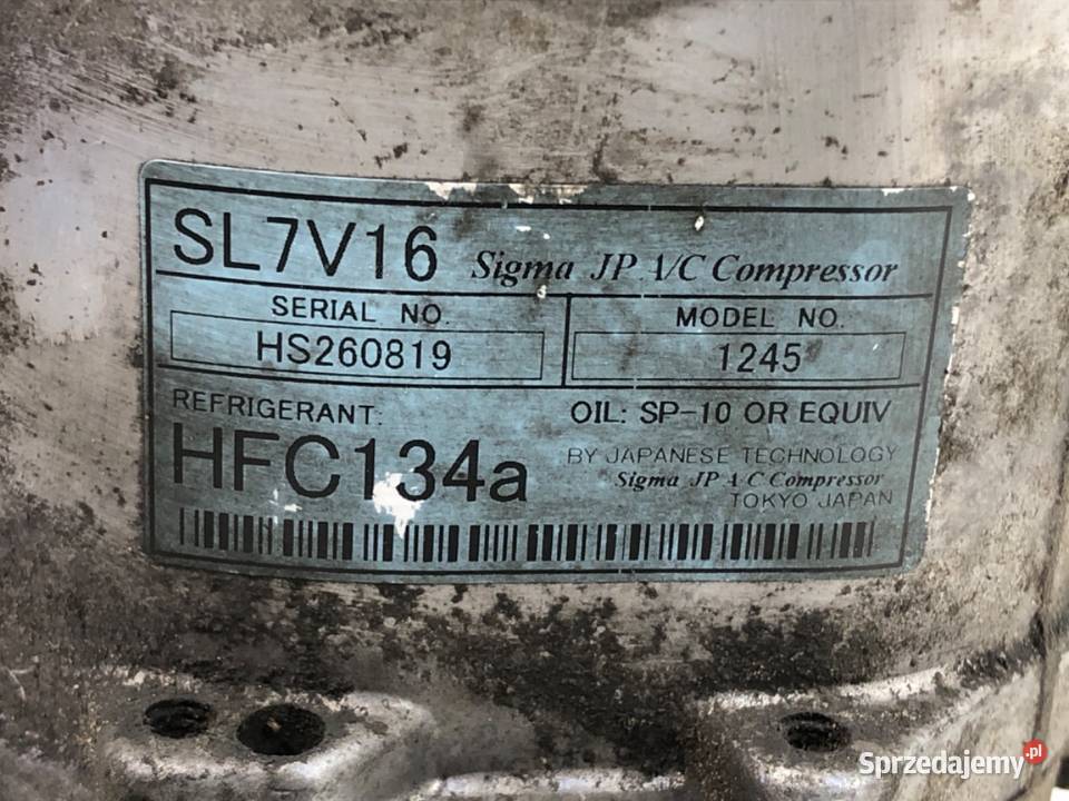 SPRĘŻARKA KLIMATYZACJI FORD GALAXY MK1 SL7V16 19