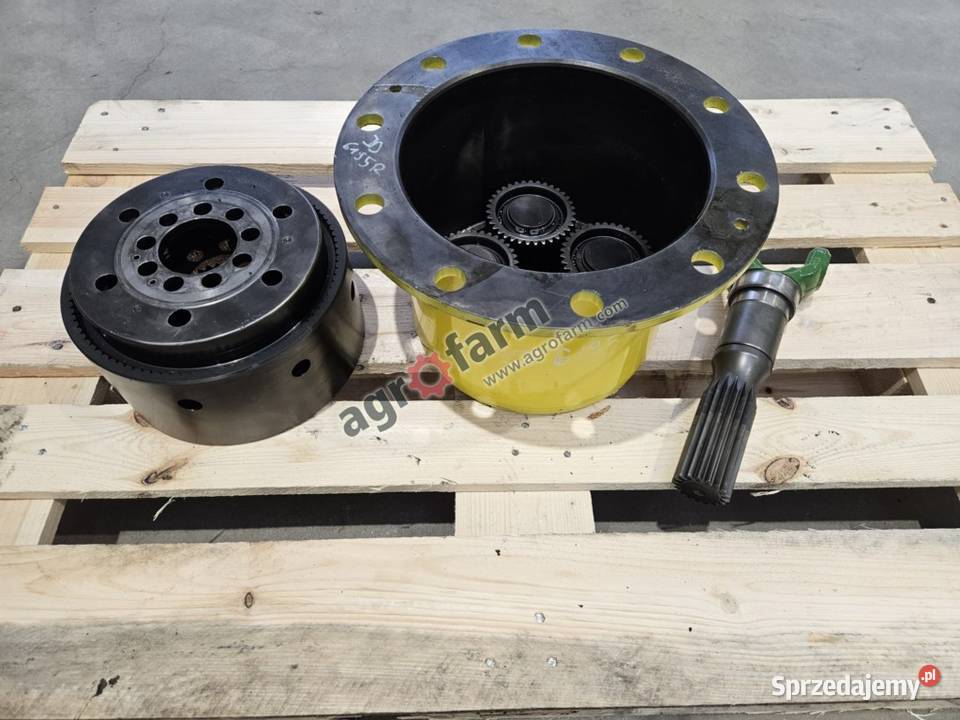 Układ planetarny FWD John Deere 6195R 6195M Układ kierowniczy i oś przednia Byków