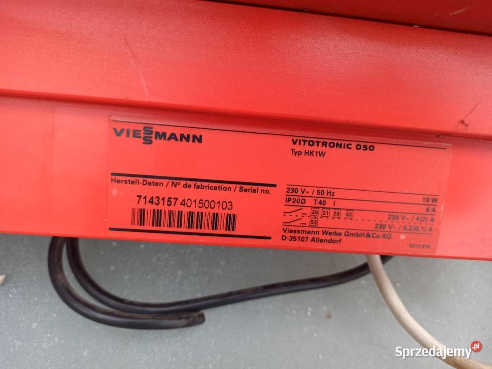 Viessmann Vitotronic 050 sterownik kotła pieca Pozostałe Bolesławiec