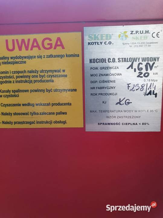 PIECKOCIOL SKED 20 Kw Karczowiska Górne
