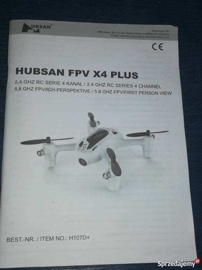 Hubsan X4 FPV PLUS 2 Quadcopter RtF Widok Wrocław