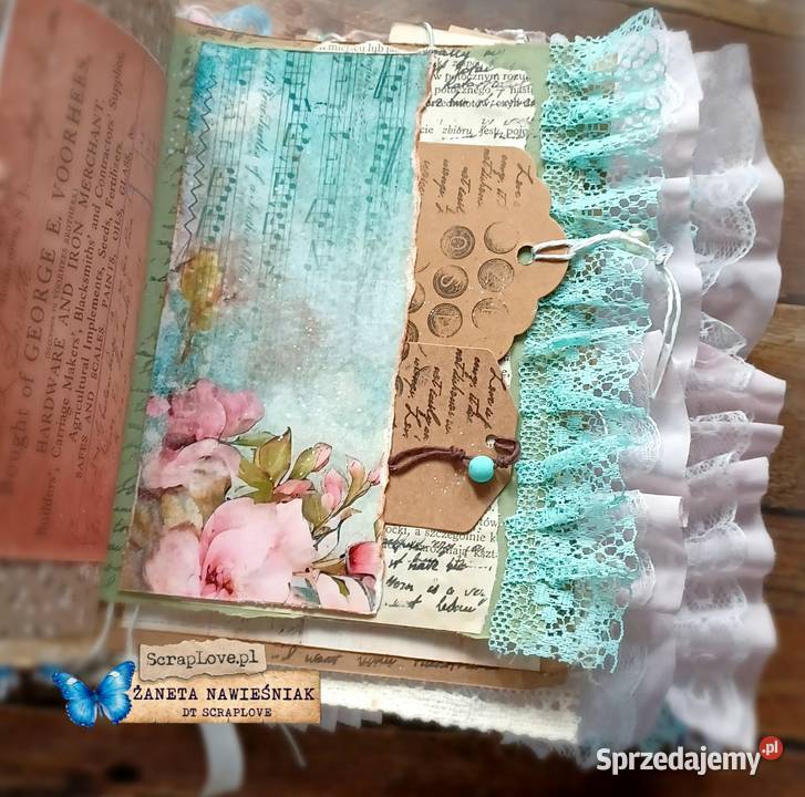 Album Shabby Chic prezent pamiętnik scrapbook Mszana Dolna