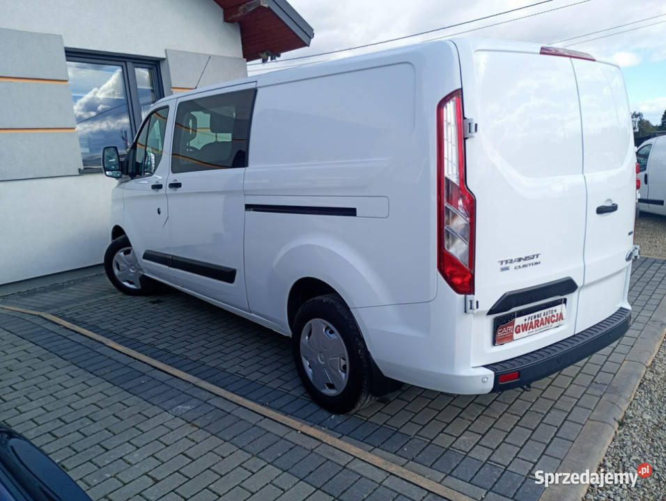 Ford Transit Custom doka 5osobowa longbrygadówka reflektory ksenonowe śląskie Chełm Śląski