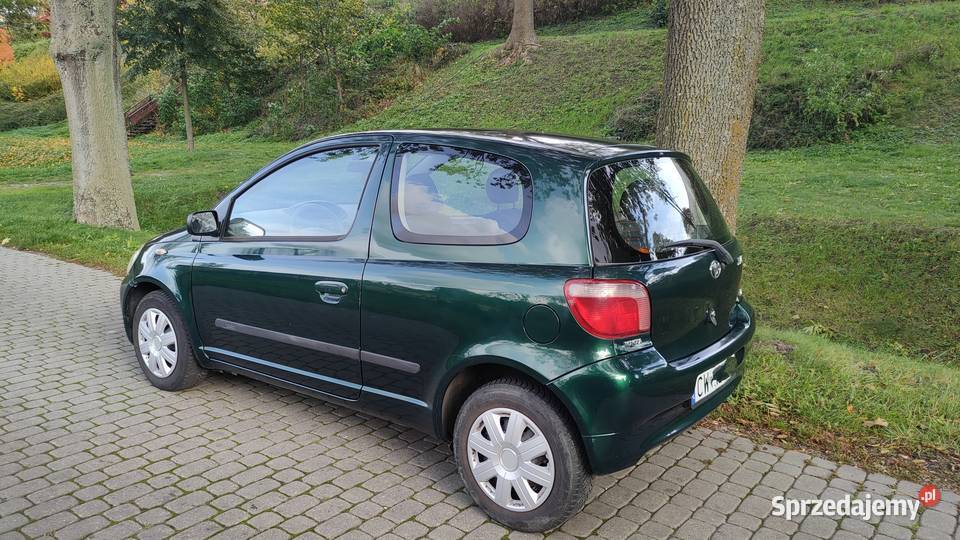 Toyota Yaris 10 VVTI 2001r Klima stan techniczny Motoryzacja Brześć Kujawski