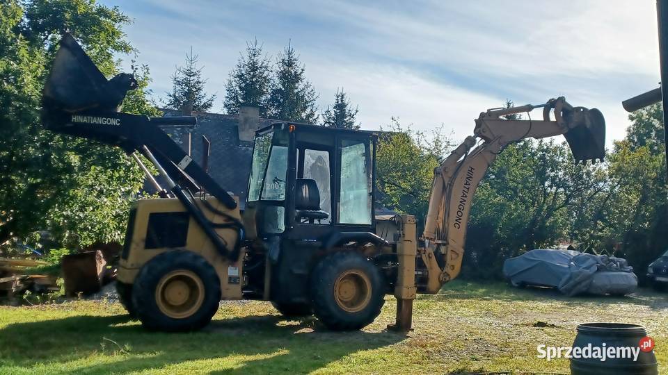 Hanix N3502 dwie koparkoładowarki Lubawka