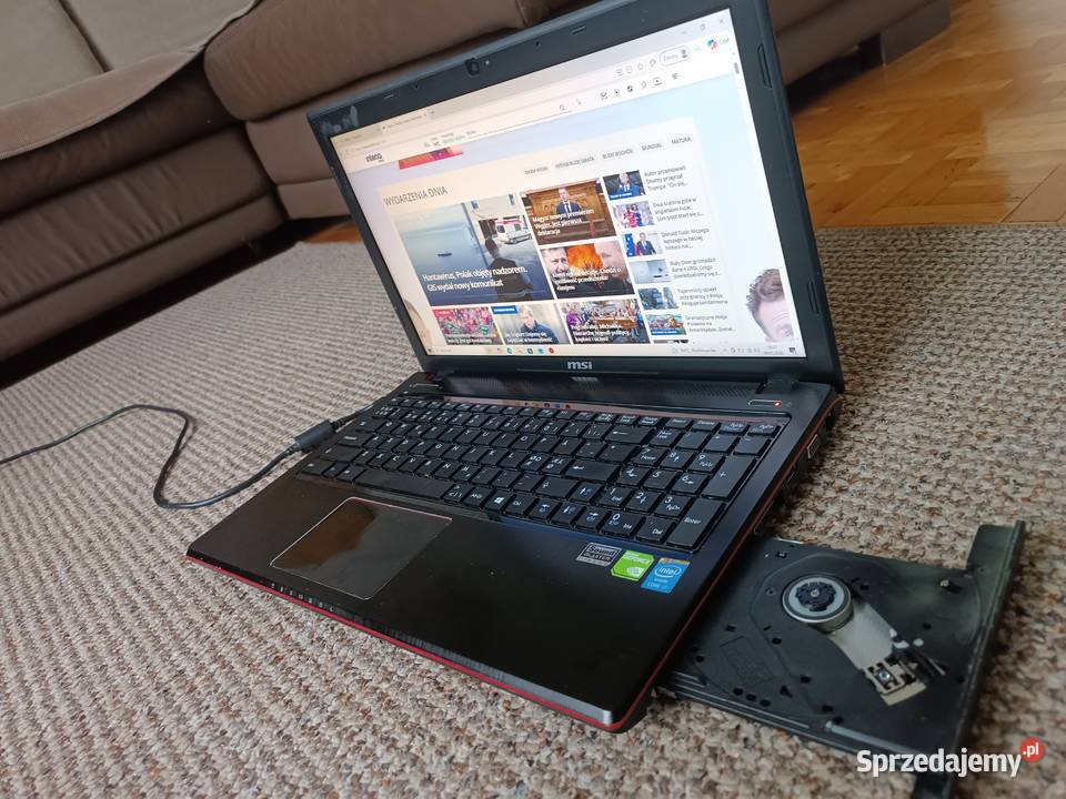 Laptop gamingowy MSI MS16GC i712GB ram 256GB SSD