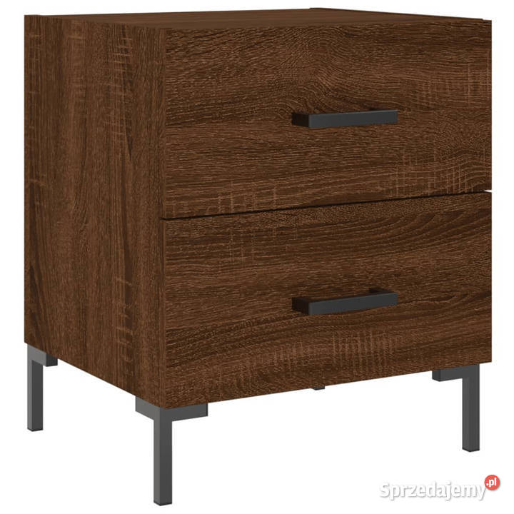 Szafki nocne 2 brązowy dąb 40x35x475 WM827323 Warszawa