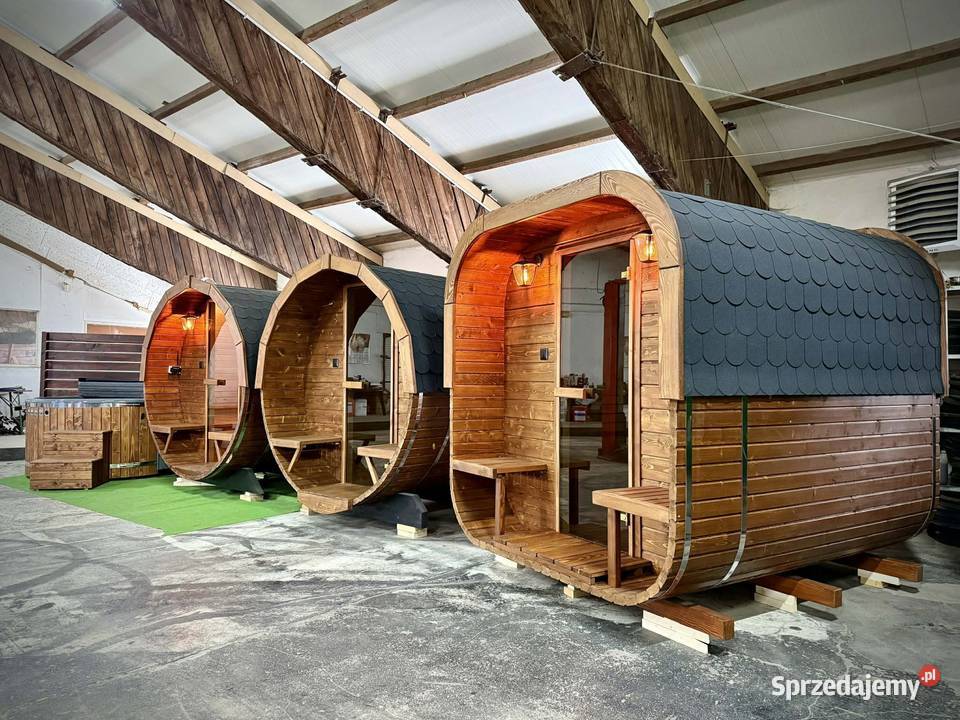 Sauna Ogrodowa beczka Premium Okazja Sauny Rzeszów sprzedam