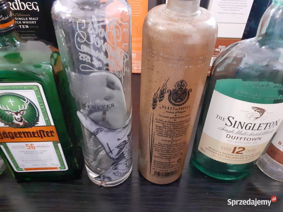 Butelki szklane Whisky Gin Wino Rum Liker Warszawa