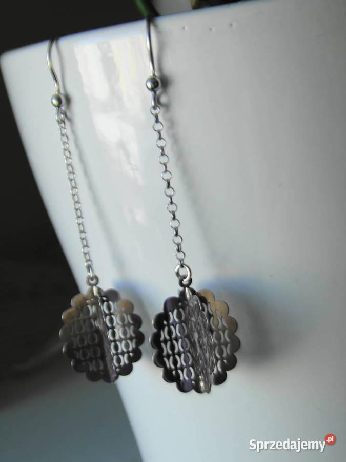 Nietuzinkowe kolczyki srebro 925 srebro