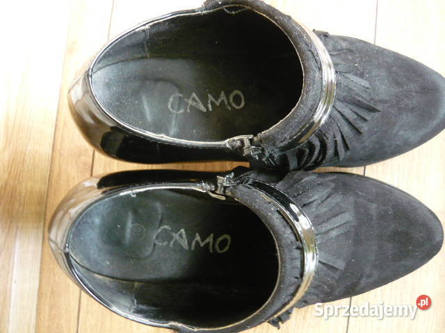 Buty czarne zamszowe Myszków